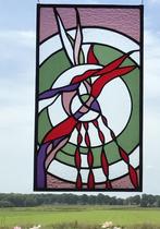 Raamhanger voorzetraam raam glas in lood, Ophalen of Verzenden, Nieuw