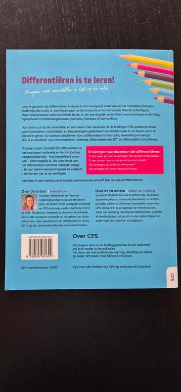 Meike Berben - Differentiëren is te leren! beschikbaar voor biedingen