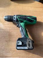 Hitachi 14.4 V Li- ion accuschroefboormachine, Doe-het-zelf en Verbouw, Gereedschap | Boormachines, Ophalen of Verzenden, Zo goed als nieuw