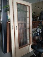 Schuifdeuren glas in lood, Doe-het-zelf en Verbouw, Deuren en Horren, Ophalen, Gebruikt, 80 tot 100 cm, Binnendeur