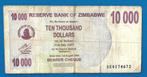 Zimbabwe biljet 10.000 Dollars - 2007, Verzenden, Zimbabwe, Los biljet