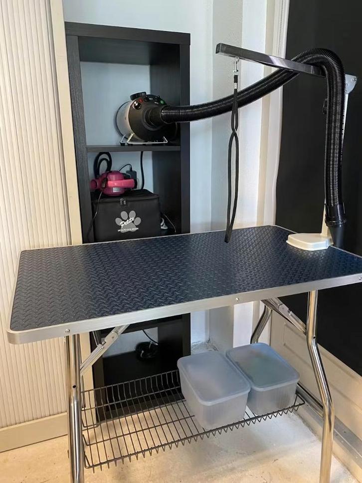 Trimtafel 110x60x78cm, Dieren en Toebehoren, Honden-accessoires, Zo goed als nieuw, Ophalen