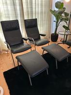 2x DE SEDE DS 270 mer 2x Hockers en losse hoofdsteun ipr st, Huis en Inrichting, Stoelen, Zwart, Leer, Ophalen of Verzenden, Zo goed als nieuw