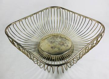 vintage iconisch modernist design draadmand fruit broodmand beschikbaar voor biedingen