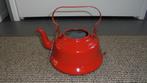 rood emaille ketel zonder deksel, doorsnee 20cm, Antiek en Kunst, Antiek | Emaille, Ophalen of Verzenden