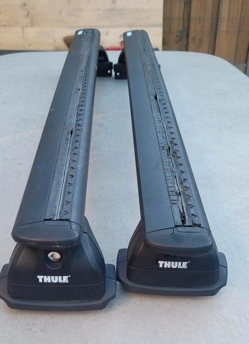Thule Wingbar Evo, zwart, dichte rails, Auto diversen, Dakdragers, Gebruikt, Ophalen