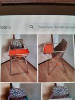 Oranje rode kinderstoel retro 70/jaren 80, Ophalen of Verzenden, Zo goed als nieuw, Campingstoel