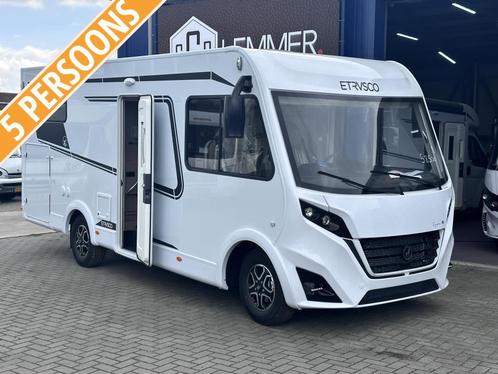 Hymer Etrusco 6900 SB 5 PERS 7M + automaat enkele bedden, Caravans en Kamperen, Campers, Bedrijf, tot en met 5, Integraal, Hymer