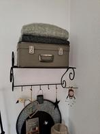 Metalen wandrek/ Oud Regaal, Wandkapstok, Ophalen of Verzenden, Zo goed als nieuw, Minder dan 100 cm
