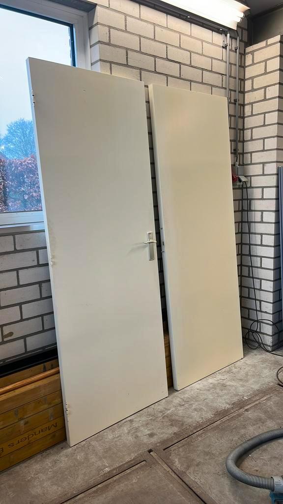 Stompe binnendeuren 73 x 201,5 x 4 cm, Doe-het-zelf en Verbouw, Deuren en Horren, Gebruikt, Binnendeur, 200 tot 215 cm, Minder dan 80 cm