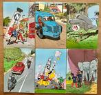 6 Ansichtkaarten Pareltjes uit Robbedoes, ongelopen (1985), Boeken, Complete serie of reeks, Nieuw, Ophalen of Verzenden, Franquin