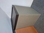 Taupe poef, Huis en Inrichting, Ophalen, Minder dan 50 cm, Gebruikt, 50 tot 75 cm