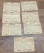 Oude reklame plaatjes CAPTAIN GRANT met oude  schepen, Ophalen of Verzenden, Zo goed als nieuw, Kaart, Foto of Prent