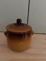 Bruin keramisch potje met deksel, Ophalen of Verzenden