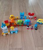 Lego duplo getallen+eenhoorntrein, busje en dieren, Ophalen of Verzenden, Complete set, Duplo