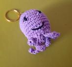 Gehaakte Lila Octopus Sleutelhanger, Ophalen of Verzenden, Nieuw