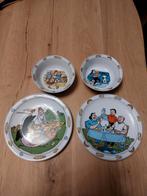 Suske en Wiske Bordjes en Schaaltjes (4 stuks), Ophalen, Suske en Wiske, Zo goed als nieuw, Gebruiksvoorwerp