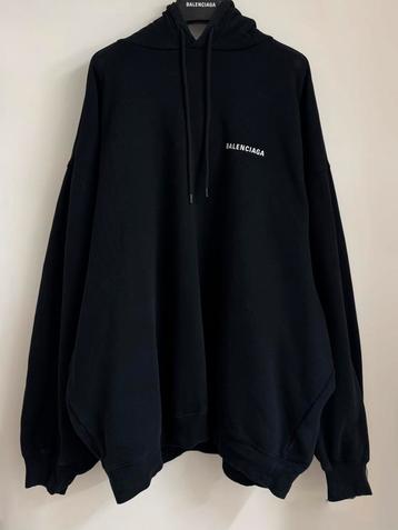 Balenciaga Défilé Bomber Hoodie Zwart Oversized Maat M beschikbaar voor biedingen