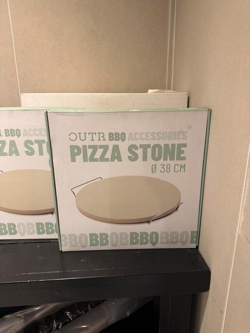 Pizza Stone 38cm, Tuin en Terras, Barbecue-accessoires, Zo goed als nieuw, Ophalen of Verzenden