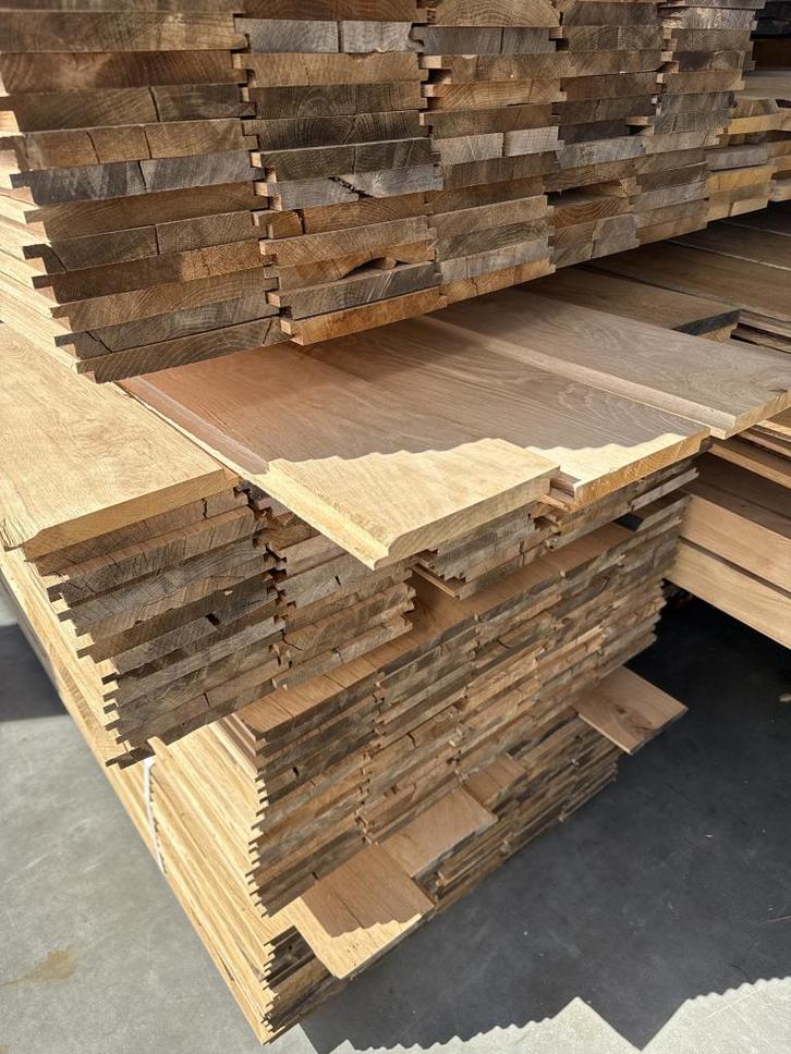Zeer rustieke geschaafde eiken shiplap, Doe-het-zelf en Verbouw, Hout en Planken