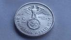 WO2 prachtige 2 Reichsmark 1939A zilver nazi duitsland, Ophalen of Verzenden, Duitsland, Losse munt, Zilver