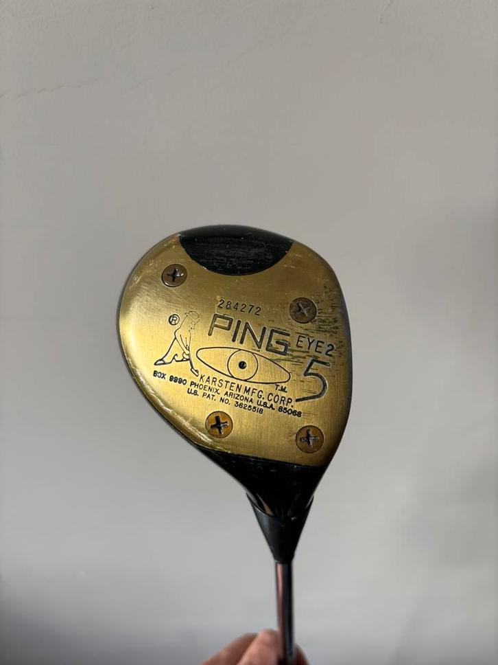 Ping Eye 2 Houten 5 - Echt Hout - Nette Staat, Sport en Fitness, Golf, Zo goed als nieuw, Club, Ping, Ophalen of Verzenden