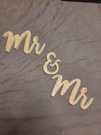 Mr&Mr Gouden Glitter Decoratie, Ophalen of Verzenden, Nieuw