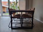 Eettafel, Huis en Inrichting, Tafels | Eettafels, Ophalen, 50 tot 100 cm, Zo goed als nieuw, Vijf personen of meer