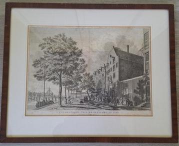 Gravure "t kweekschool voor de zeevaart in 1786" P Conradi beschikbaar voor biedingen