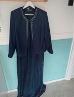 2-delige blauwe feestjurk, Galajurk, Blauw, Maat 42/44 (L), Ophalen of Verzenden