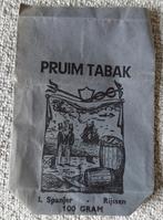 Zakje pruimtabak I. Spanjer Rijssen 100 gram antiek, Ophalen of Verzenden, Gebruikt, Tabaksdoos of Verpakking