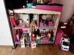 GROOT HOUTEN POPPENHUIS MET MEUBELS, Ophalen, Zo goed als nieuw