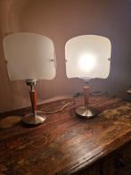 Set Vintage Italiaanse tafellampen Murano Vetri, Ophalen of Verzenden