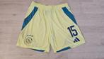 Ajax UIT MATCH Short! Seizoen 24/25! Youri Baas! Nr 15! Mt M, Ophalen of Verzenden, Zo goed als nieuw, Blauw, Voetbal