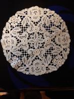 🏵️Vintage kanten kleedje - ø22,5 centimeter🏷️GRATIS🌸, Verzenden, Gebruikt, Overige typen