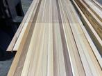 Western Red Cedar-latten-regels-rhombus-open gevel-28x40 mm