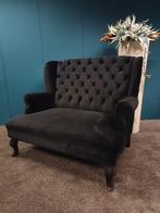 *ACTIE* Landelijke Fauteuil Loveseat Grand Duc Div Kleuren18, Huis en Inrichting, Fauteuils, Nieuw, Ophalen of Verzenden, Landelijke fauteuil Grand Duc Loveseat leer stof velvet velours