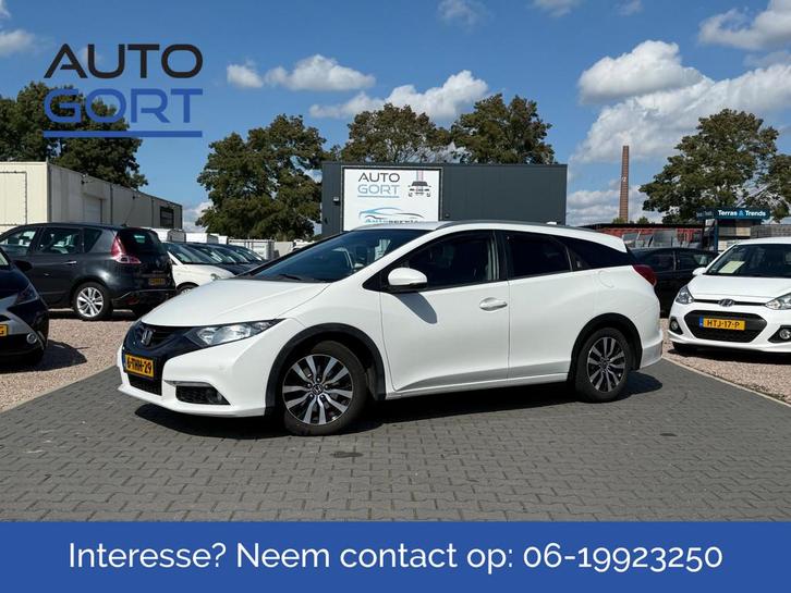 Honda Civic Tourer 1.6D Lifestyle | Exportprijs | (bj 2014), Auto's, Honda, Bedrijf, Te koop, Civic, ABS, Achteruitrijcamera, Airbags