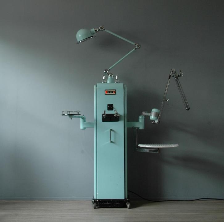 "Ortho" - Jieldé Collector's Item - Medische Vloerlamp, Huis en Inrichting, Lampen | Vloerlampen, Zo goed als nieuw, 150 tot 200 cm