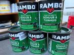 5x Rambo Beits Bosgroen (1131) - Nieuw!, Doe-het-zelf en Verbouw, Verf, Beits en Lak, Nieuw, Beits, Ophalen of Verzenden, Minder dan 5 liter