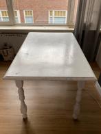 Retro houten tafel - 140x85.5x77 cm, Ophalen, Gebruikt, 100 tot 150 cm, 50 tot 100 cm