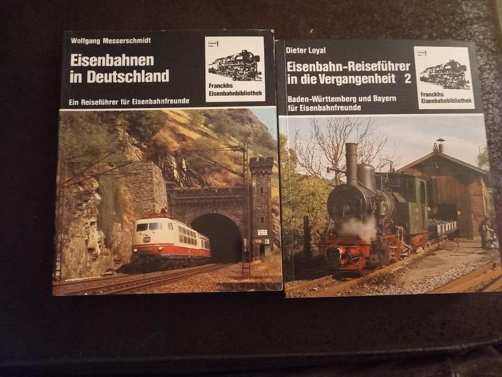 Eisenbahn in deutschland 2 stuks, Verzamelen, Spoorwegen en Tramwegen, Nieuw, Trein, Boek of Tijdschrift, Ophalen of Verzenden