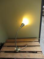 Klassieke wandlamp met Snake / Goose neck, Ophalen of Verzenden, Modern design, Glas