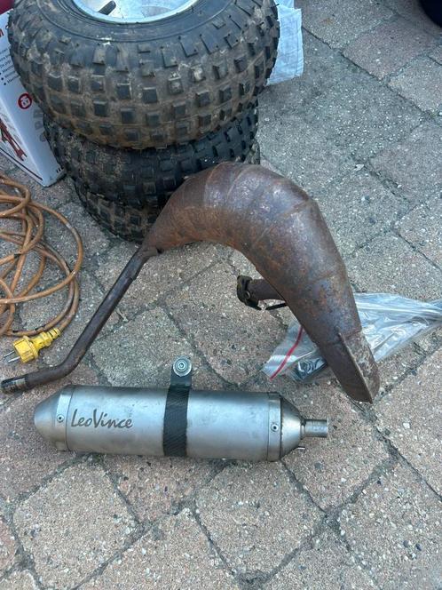 LeoVince X-Fight Derbi Compleet, Fietsen en Brommers, Brommeronderdelen | Algemeen, Gebruikt, Uitlaat, Ophalen of Verzenden