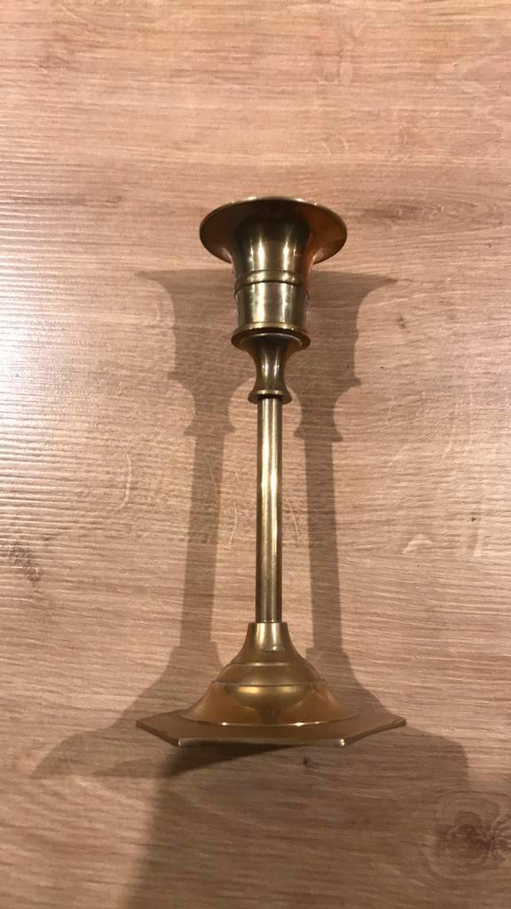 Messing Kaarsen standaard, Huis en Inrichting, Woonaccessoires | Kandelaars en Kaarsen, Ophalen of Verzenden