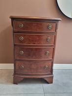 Vintage Ladekast met 4 Lades, Huis en Inrichting, Ophalen, Gebruikt, Vintage, 50 tot 100 cm