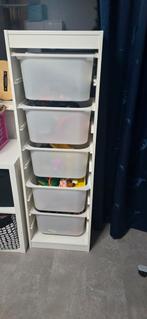 Speelgoedkast met bakken, Huis en Inrichting, Kasten | Kledingkasten, Gebruikt, 100 tot 150 cm, Ophalen of Verzenden, Met lade(s)