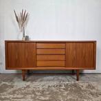 Vintage jaren 60 Deens sideboard, dressoir, tv meubel teak, Huis en Inrichting, Kasten | Dressoirs, Ophalen, 150 tot 200 cm, Teakhout
