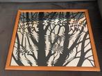 M.C. Escher Rimpeling spiegel 44 x 53 cm, Antiek en Kunst, Ophalen, Rechthoekig, 50 tot 100 cm, Minder dan 100 cm