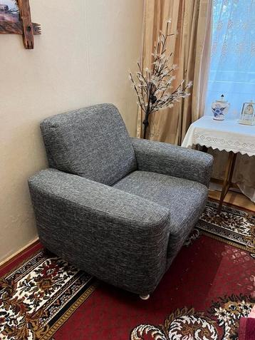 Grijze Stoffen Fauteuil beschikbaar voor biedingen